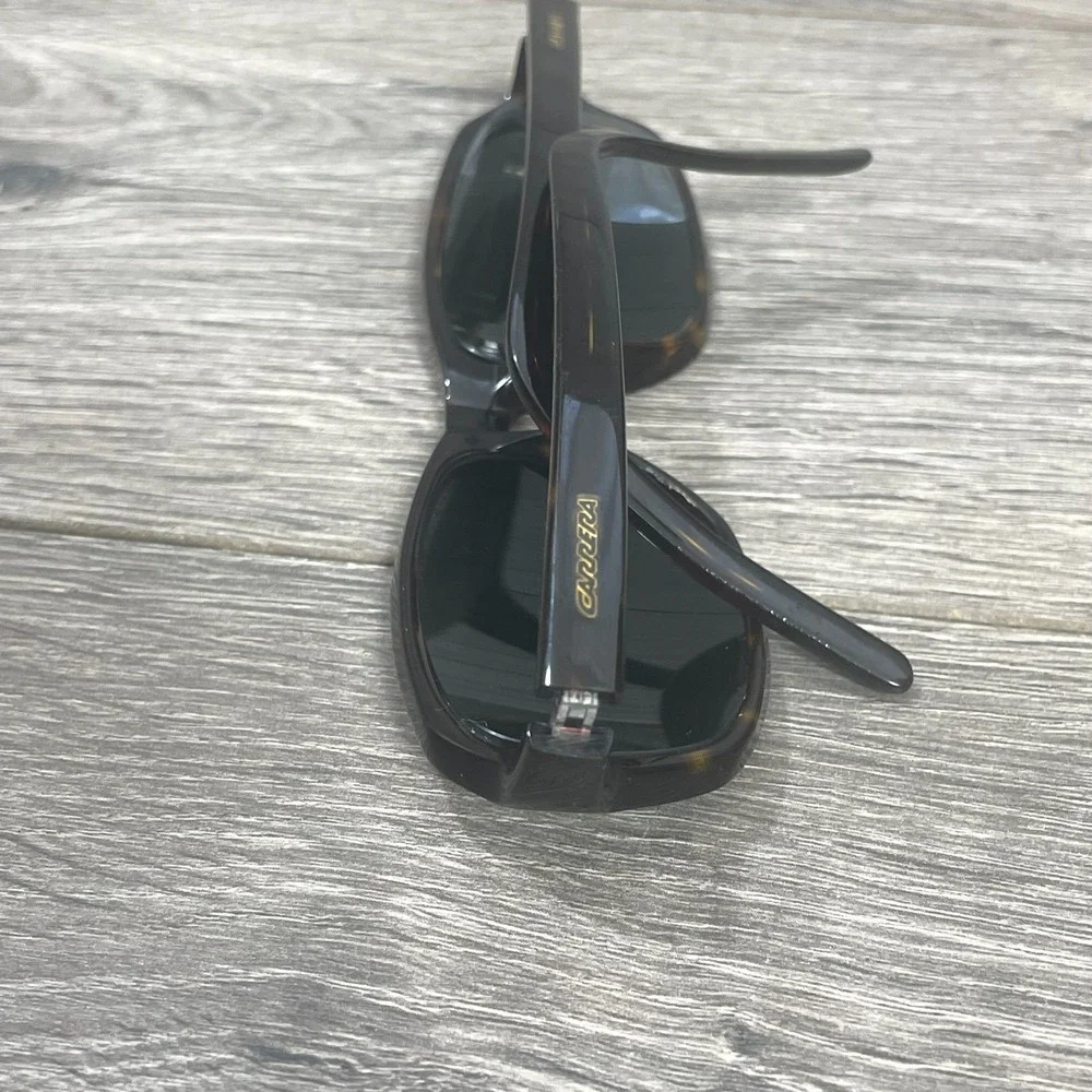 Carrera Sunglasses CA916/S 0086 Brown‎ Havana Wrap Tortoise Shell Black Lens